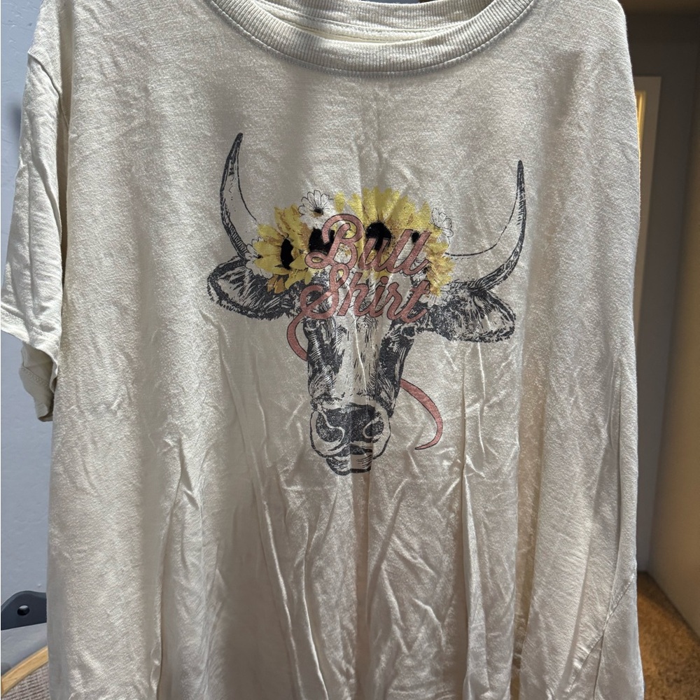 Maurices Cream Long Sleeve Top